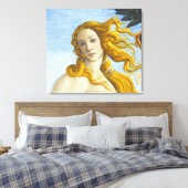 Sandro Botticelli - Geburt der Venus Nah-up Leinwanddruck (Insitu (Schlafzimmer))
