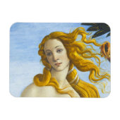 Sandro Botticelli - Geburt der Venus Nah-up Magnet (Horizontal)