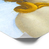 Sandro Botticelli - Geburt der Venus Nah-up Poster (Ecke)