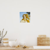 Sandro Botticelli - Geburt der Venus Nah-up Poster (Küche)