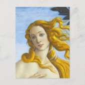 Sandro Botticelli - Geburt der Venus Nah-up Postkarte (Vorderseite)