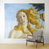 Sandro Botticelli - Geburt der Venus Nah-up Wandteppich (Beispiel (Horizontal))