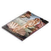 Sandro Botticelli - Geburt der Venus Notizblock (Linke Seite)