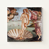 Sandro Botticelli - Geburt der Venus Notizblock (Rückseite)