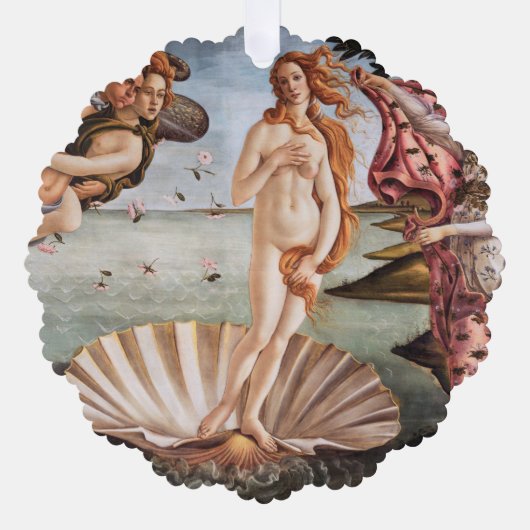 Sandro Botticelli - Geburt der Venus Ornament Karte (Vorderseite)