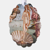 Sandro Botticelli - Geburt der Venus Ornament Karte (Links)