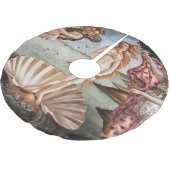 Sandro Botticelli - Geburt der Venus Polyester Weihnachtsbaumdecke (Schrägansicht)