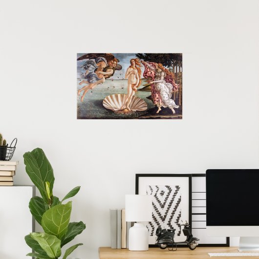 Sandro Botticelli - Geburt der Venus Poster (Heimbüro)