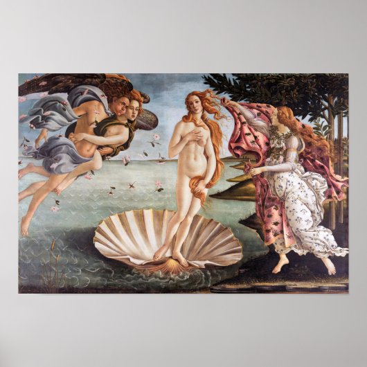 Sandro Botticelli - Geburt der Venus Poster (Vorne)
