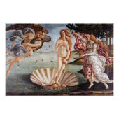 Sandro Botticelli - Geburt der Venus Poster (Vorderseite)