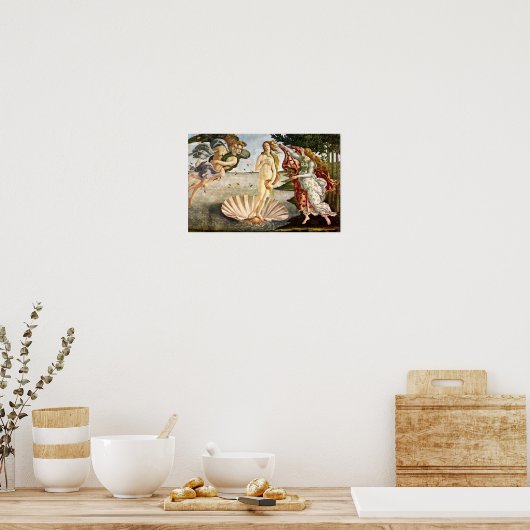Sandro Botticelli-Geburt der Venus Poster (Küche)
