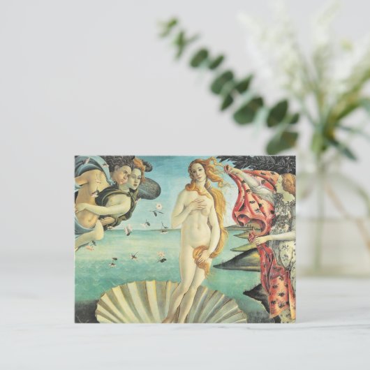 Sandro Botticelli Geburt der Venus Postkarte (Stehend Vorderseite)