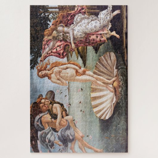 Sandro Botticelli - Geburt der Venus Puzzle (Vertikal)
