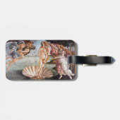 Sandro Botticelli - Geburt der Venus - QR-Code Gepäckanhänger (Rückseite horizontal)