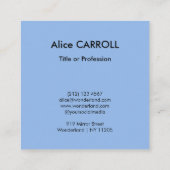 Sandro Botticelli - Geburt der Venus - QR-Code Quadratische Visitenkarte (Rückseite)