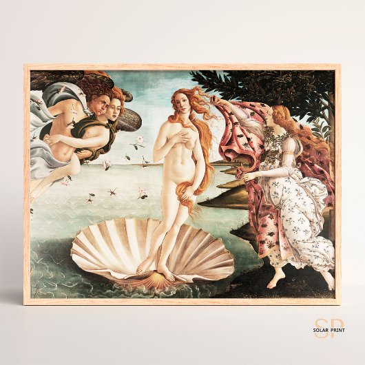 Sandro Botticelli Geburt der Venus Renaissance Kun Poster