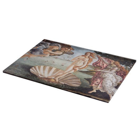 Sandro Botticelli - Geburt der Venus Schneidebrett (Ecke)