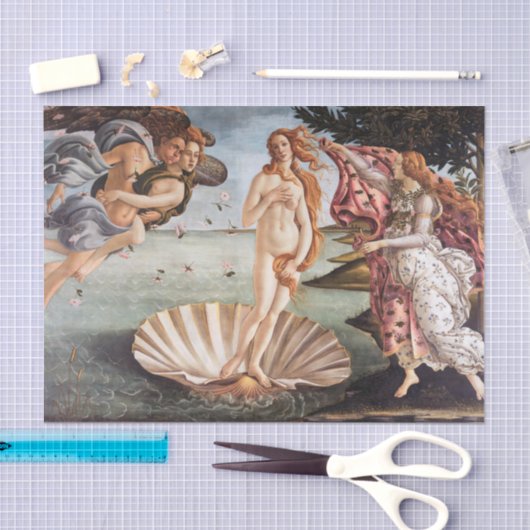 Sandro Botticelli - Geburt der Venus Seidenpapier (Handwerk)