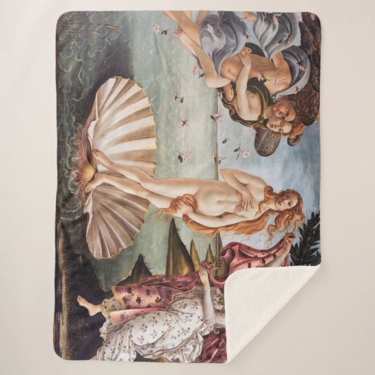 Sandro Botticelli - Geburt der Venus Sherpadecke (Vorderseite)
