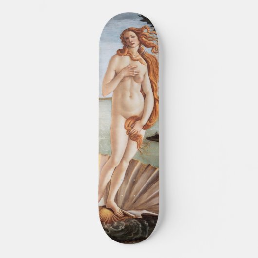 Sandro Botticelli - Geburt der Venus Skateboard (Vorderseite)