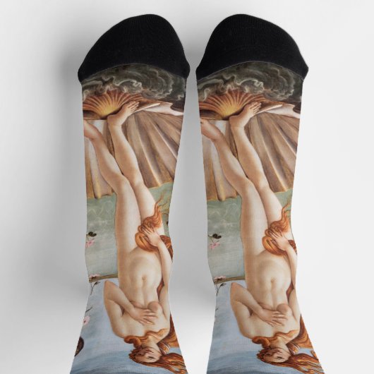 Sandro Botticelli - Geburt der Venus Socken (Oben)