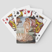 Sandro Botticelli - Geburt der Venus Spielkarten (Rückseite)