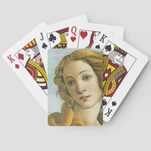 Sandro Botticelli Geburt der Venus Spielkarten (Rückseite)