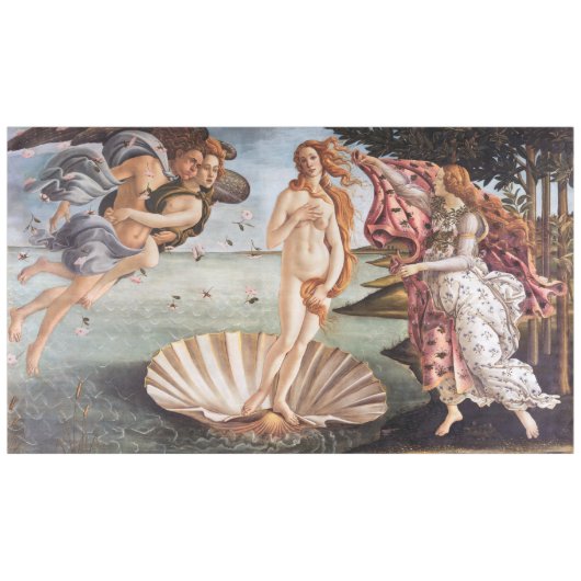 Sandro Botticelli - Geburt der Venus Tischdecke (Vorderseite (Horizontal))