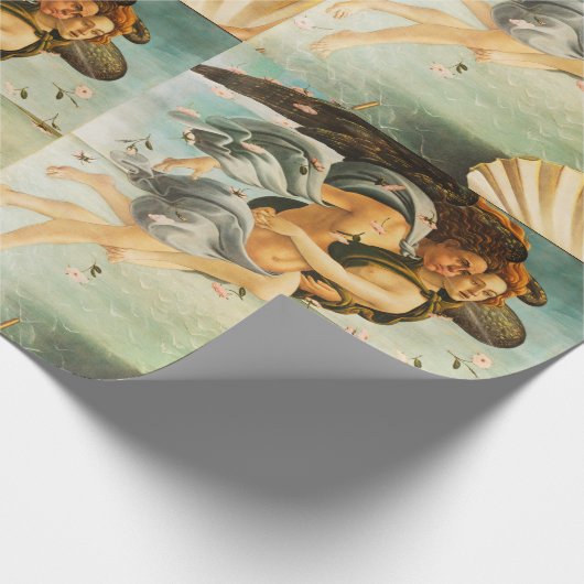 Sandro Botticelli Geburt Venus Zephyrus, Chlor Geschenkpapier (Ecke)