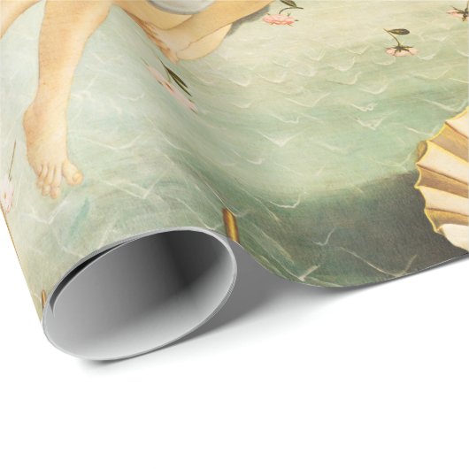 Sandro Botticelli Geburt Venus Zephyrus, Chlor Geschenkpapier (Rolleneckpunkt)