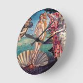 Sandro Botticelli - Geburt von Venus - schöne Runde Wanduhr (Winkel)