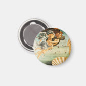 Sandro Botticelli Geburt von Venus Zephyrus, Chlor Magnet (Vorderseite/Rückseite)