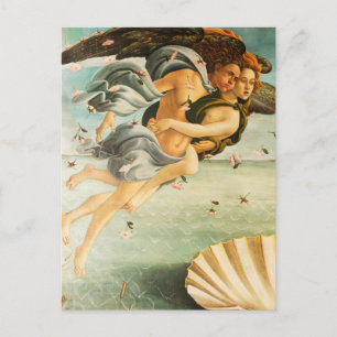 Sandro Botticelli Geburt von Venus Zephyrus, Chlor Postkarte