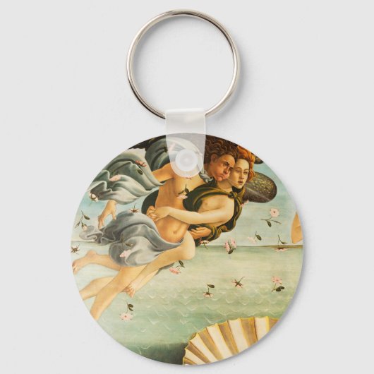 Sandro Botticelli Geburt von Venus Zephyrus, Chlor Schlüsselanhänger (Vorderseite)