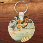 Sandro Botticelli Geburt von Venus Zephyrus, Chlor Schlüsselanhänger (Vorderseite)