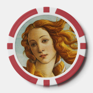 Sandro Botticelli - Goddess Venus Avatar Kunstmuse Pokerchips