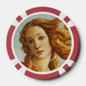 Sandro Botticelli - Goddess Venus Avatar Kunstmuse Pokerchips (Rückseite)