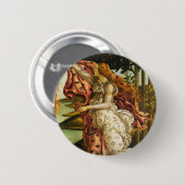 Sandro Botticelli Hintern "Die Geburt der Venus -  Button (Vorne & Hinten)