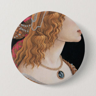 Sandro Botticelli Ideales Portrait einer Lady Button