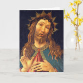 Sandro Botticelli Jesus Christ Crown Thorns Lent Karte (Gelbe Blume)