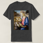 Sandro Botticelli Jungfrau und Kind mit zwei Engel T-Shirt (Design vorne)