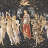 Sandro Botticelli - La Primavera Aufkleber (Vorderseite)