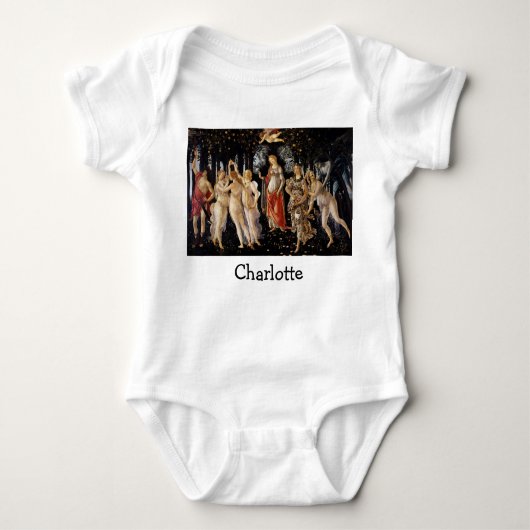 Sandro Botticelli - La Primavera Baby Strampler (Vorderseite)