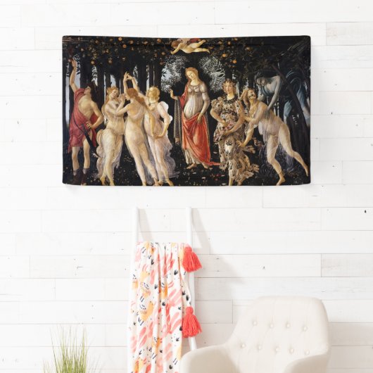 Sandro Botticelli - La Primavera Banner (Insitu)