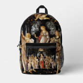 Sandro Botticelli - La Primavera Bedruckter Rucksack (Vorderseite)