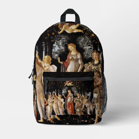 Sandro Botticelli - La Primavera Bedruckter Rucksack (Vorderseite)