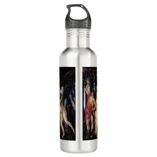 Sandro Botticelli - La Primavera Edelstahlflasche (Rückseite)