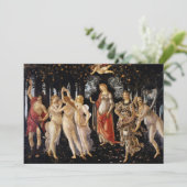 Sandro Botticelli - La Primavera Einladung (Stehend Vorderseite)