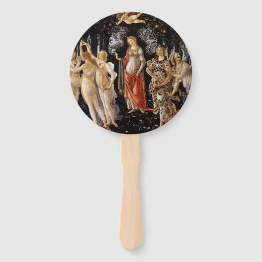 Sandro Botticelli - La Primavera Fächer (Vorderseite)