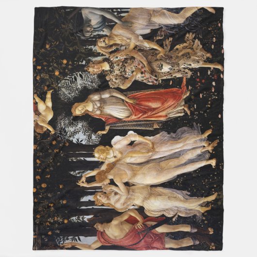 Sandro Botticelli - La Primavera Fleecedecke (Vorderseite)